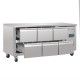 Table frigorifique 4 tiroirs 1310x700xh880/900mm