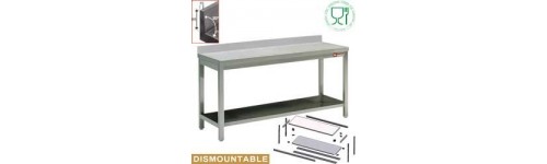 Table inox mural en kit P700 