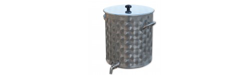 Cuves inox av robinet 25 &agrave; 300  litres