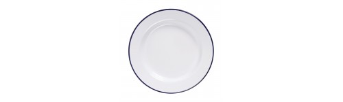 Assiettes &eacute;m&eacute;ill&eacute;