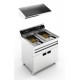 Friteuse sur armoire 2 x12 litres 400 v  2x6kw 80x70xh85