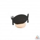 Ardoise noir ou blanc 5.1.x7.6 cm 1 pi&egrave;ces