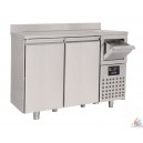 Arrir&egrave;re bar inox 2 portes, 375 litres 1455x565x890/905