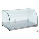 Vitrine neutre vitre bomb&eacute;e 45 litres 554X376XH376