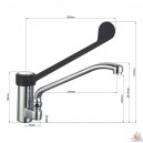 Robinet m&eacute;langeur eau chaude/froide