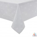 Nappes blanches carre 1150x1150mm blanches coton feuille/lierre 1 pi&egrave;ces