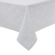 Nappes blanches 190Gr retangulaire 1350x2300mm  coton feuille/lierre 1 pièces