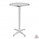 Mange-debout inox/alu - Hauteur : 1050 mm