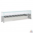 Structure r&eacute;frig&eacute;r&eacute;e non tropicalis&eacute; 7 bacs GN 1/4 1500x335xh435