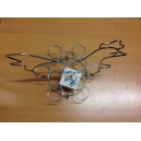 Porte-&oelig;ufs bistrot 6 places, chrom&eacute; 