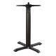 Pied de table en fonte noir hauteur 730 mm