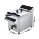Friteuse induction 8L 3.5kw 220v  L29xP50 xH41 cm