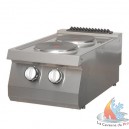 FOURNEAU 4 FEUX VIFS SUR FOUR GAZ GN 2/1