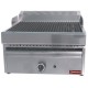 Grill-vapeur gaz avec grille de cuisson en fonte 410 x 630 x H430