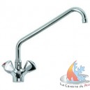 Robinet m&eacute;langeur eau chaude/froide