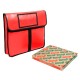 Sac pizza thermique rouge pour 2 cartons 482x419x127mm