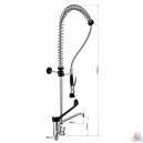 Douchette &agrave; vaisselle monotrou + mitigeur