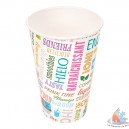 Gobelets carton 480 ml  &Oslash; 9x h 13.2 cm par 1000 p