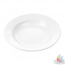Assiette plate porcelaine blanc &Oslash; 23 mm par 12 pieces