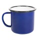 Tasse émaillé fer bleu 700 ml Ø 10xh10 cm 