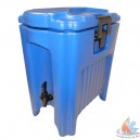 Distributeur &agrave; boissons isotherme 20 litres bleu ou marron 