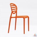 Chaises gris nid d'abeilles  Polypropyl&egrave;ne  L44xP41xh105cm