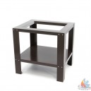 Pi&eacute;tement noir pour four 2x6 pizzas L1200XP770XH850mm