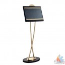 PORTE MENUS -DIN A3 AVEC PIED INCORPORE