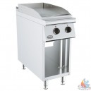 Plaque de cuisson lisse &eacute;lectrique module 1/2, armoire ouverte