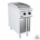 Plaque de cuisson lisse &eacute;lectrique module 1/2, armoire ouverte