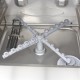Lave-vaisselle 50 x 50 cm avec pompe de rinçage affichage numérique 230V