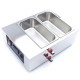 BAIN-MARIE DE TABLE EL. GN1/1-150MM+ROBINET