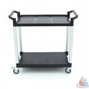 CHARIOT SERVICE 3 NIVEAUX 103,5x49x95 CM. GRIS PEHD 