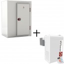 Chambre froide + groupe &eacute;paisseur 80 2,57 m&sup3; L1390XP1190xH2190
