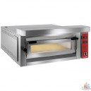Four en largeur 1X6 &Oslash; 350  pizzas en pierres r&eacute;fractaire L1060xP1240xH400/475
