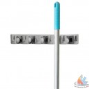 Range balais gris abs L42xP12,5xH6,7 cm 