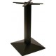 Pied 2 personne en fonte carré noir H73 cm