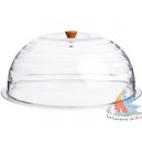 Cloche &agrave; fromage en polistyrol cristal &Oslash; 34