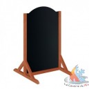chevalet trottoir noir pour ext&eacute;rieurs 119x68,5/61 cm