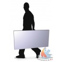 Table pliante av &eacute;tag&egrave;re inox 1100x400xh860