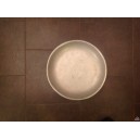 Plateau &eacute;vas&eacute; &agrave; boudin noir/blanc D 360 mm