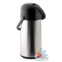 Pichet isotherme inox &agrave; pompe 3,5 litres 