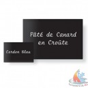 Porte &eacute;tiquette Haut 6 cm 10 pi&egrave;ces