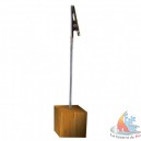 Porte &eacute;tiquette pied bois alu ou acrylique Haut 11 cm 