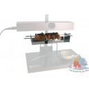 Porte brochettes mat fer forg&eacute;