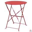 Table rondes de terrasse en acier &Oslash;600 mm 6 couleurs