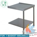 Table entr&eacute;e/sortie tous  modeles L700x575xh850 mm