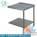 Table entr&eacute;e/sortie tous  modeles L700x575xh850 mm