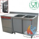 Lave-vaisselle électronique panier 500x500 mm 400V