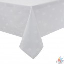 Nappes blanches carre 1150x1150mm blanches coton feuille/lierre 1 pièces